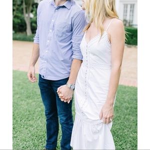 Lovers & Friends White Midi Dress - XS